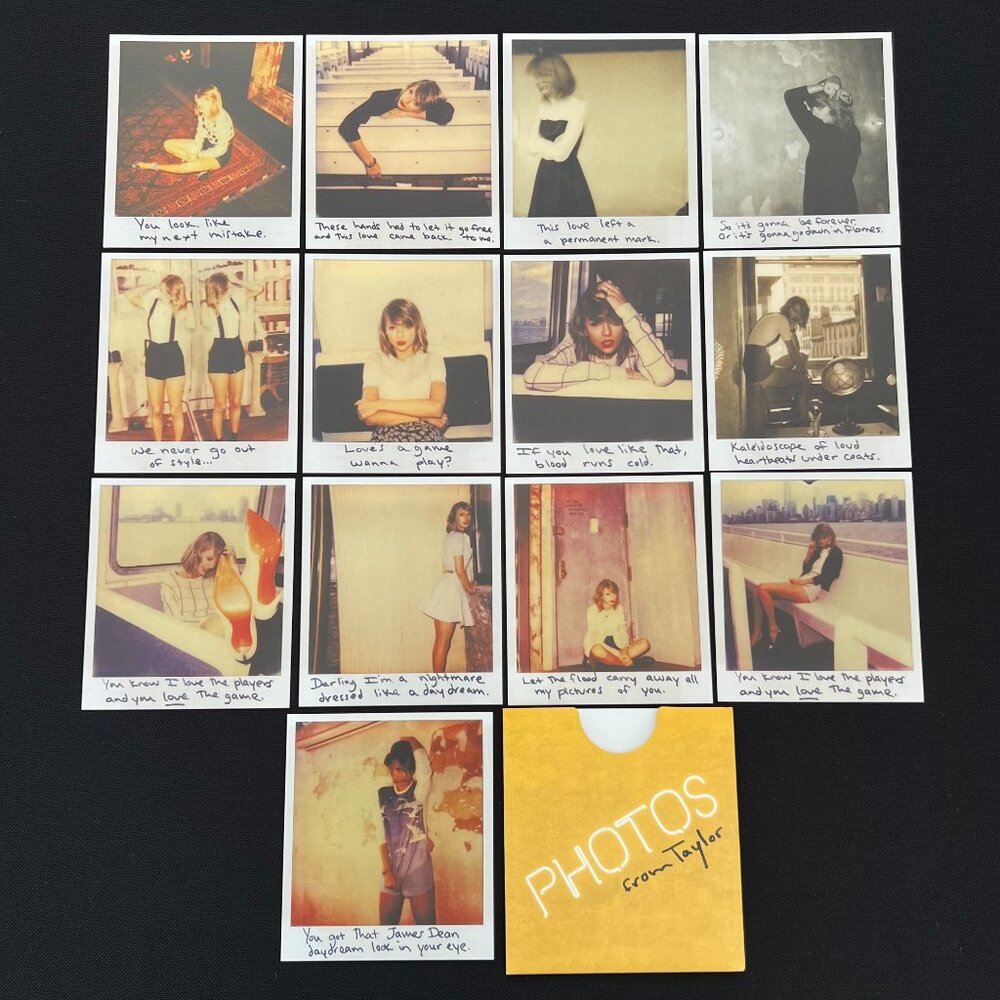Taylor Swift 1989 Polaroids *Reprints?* Set of 13